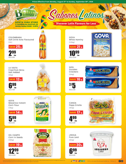 North York Latin Specials