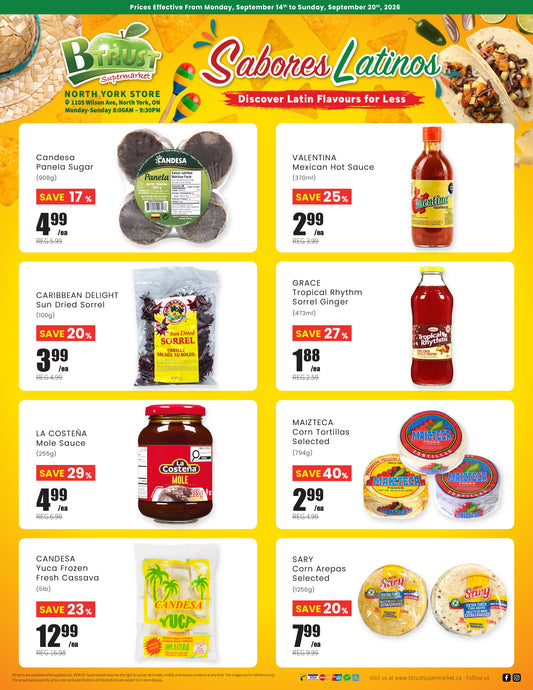 North York Latin Specials